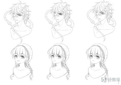 動(dòng)漫人物表情畫法 掌握情緒表達(dá)，開(kāi)啟角色靈魂之窗